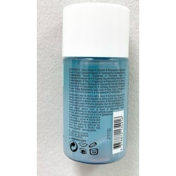 New Sephora Gentle Eye and Lip Makeup Remover .125ml X 3 Bottles - Picture 2 of 3